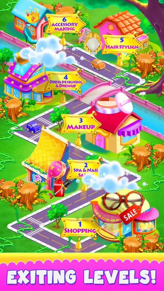 Chic Girls Mall Shopping Game应用截图