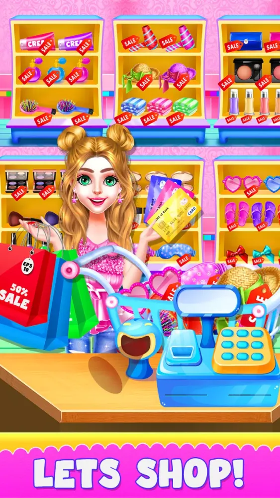 Chic Girls Mall Shopping Game应用截图