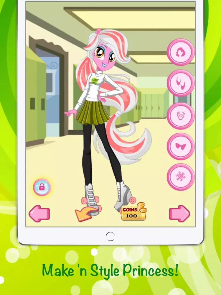 Equestria Girls for Create SHIRT DRESSES Character iPad  Ekran Görüntüleri