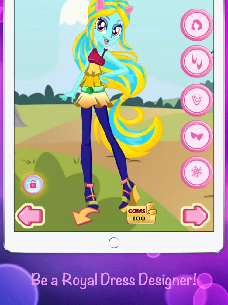 Equestria Girls for Create SHIRT DRESSES Character iPad  Ekran Görüntüleri