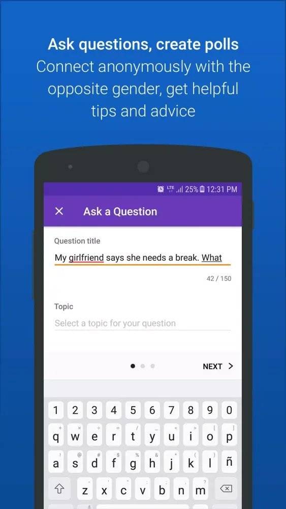 GirlsAskGuys Screenshots