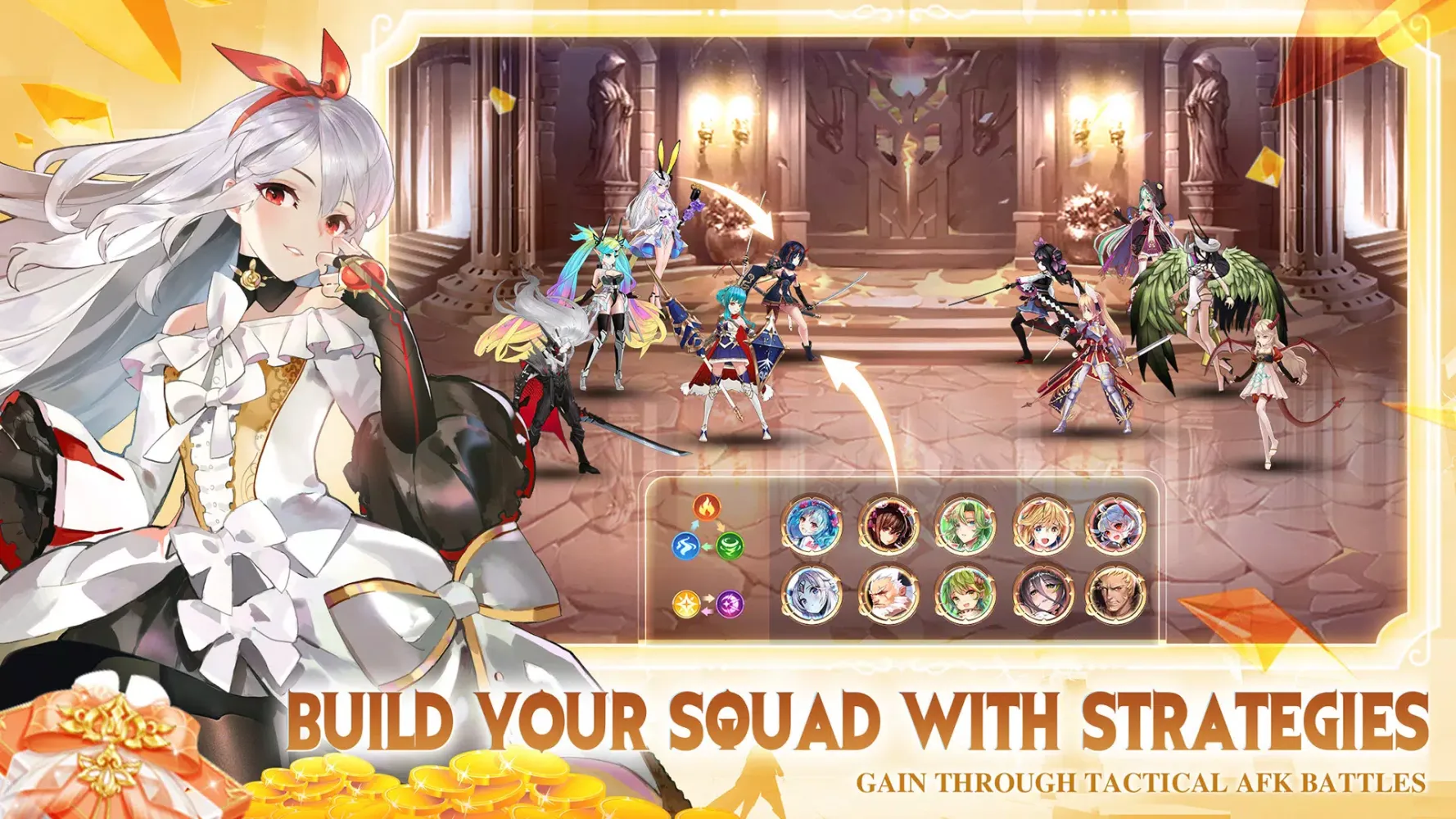 Capturas de pantalla de Girls' Connect: Idle RPG