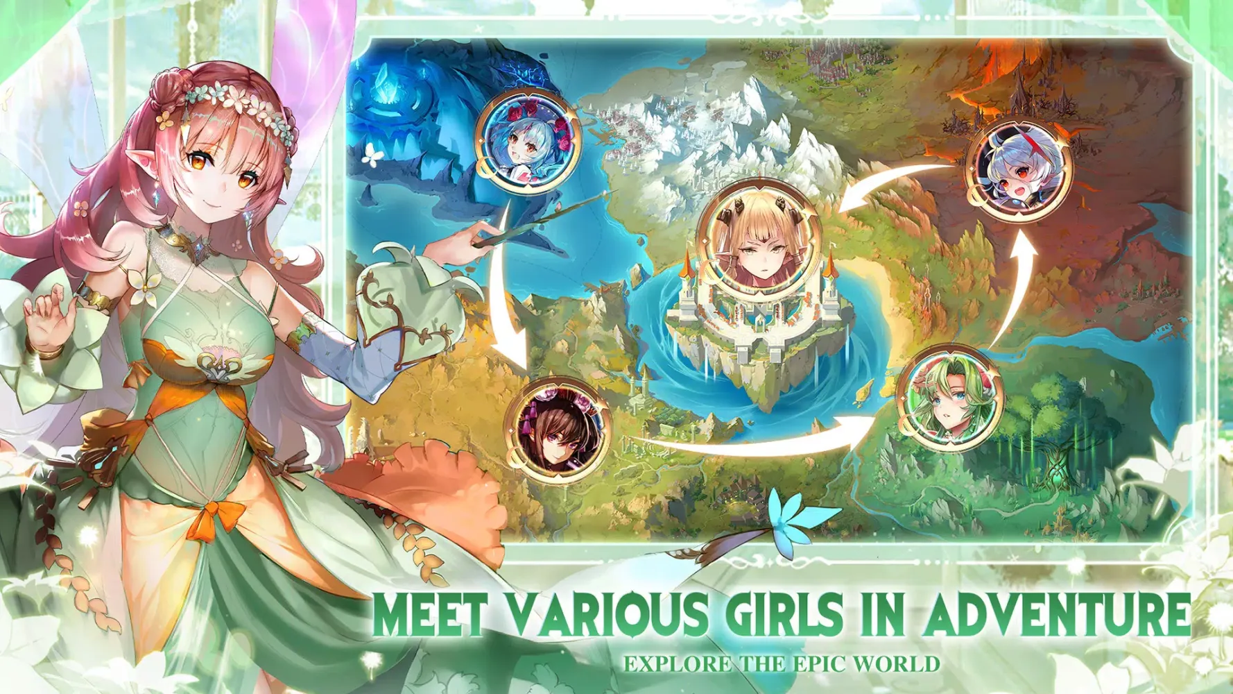 Capturas de pantalla de Girls' Connect: Idle RPG