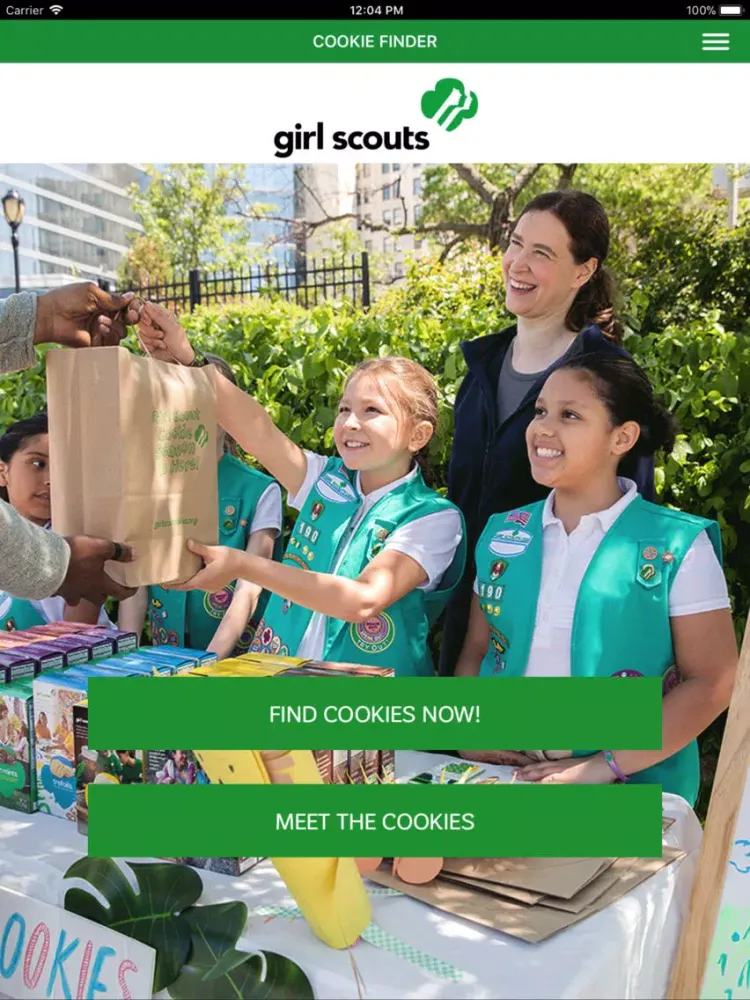صور Girl Scout Cookie Finder iPad 