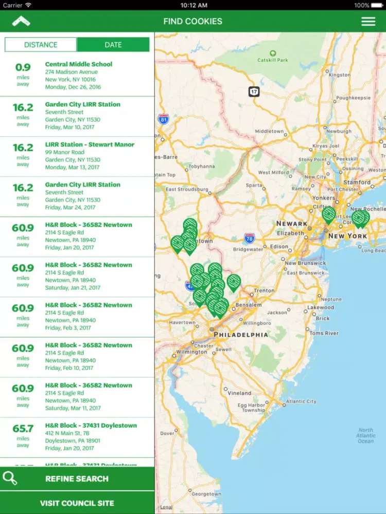 صور Girl Scout Cookie Finder iPad 