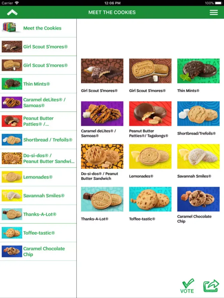 صور Girl Scout Cookie Finder iPad 