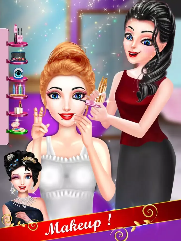 Capturas de tela do Top Fashion Dressup Model Game iPad 