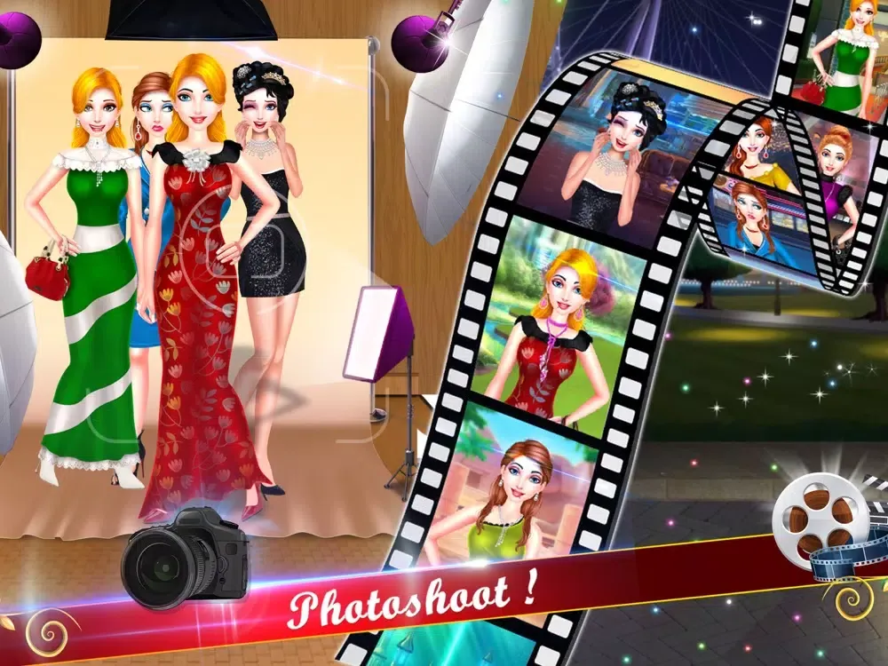Capturas de tela do Top Fashion Dressup Model Game iPad 