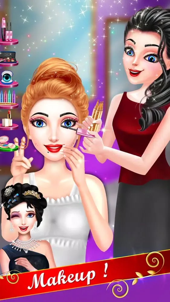 Capturas de tela do Top Fashion Dressup Model Game