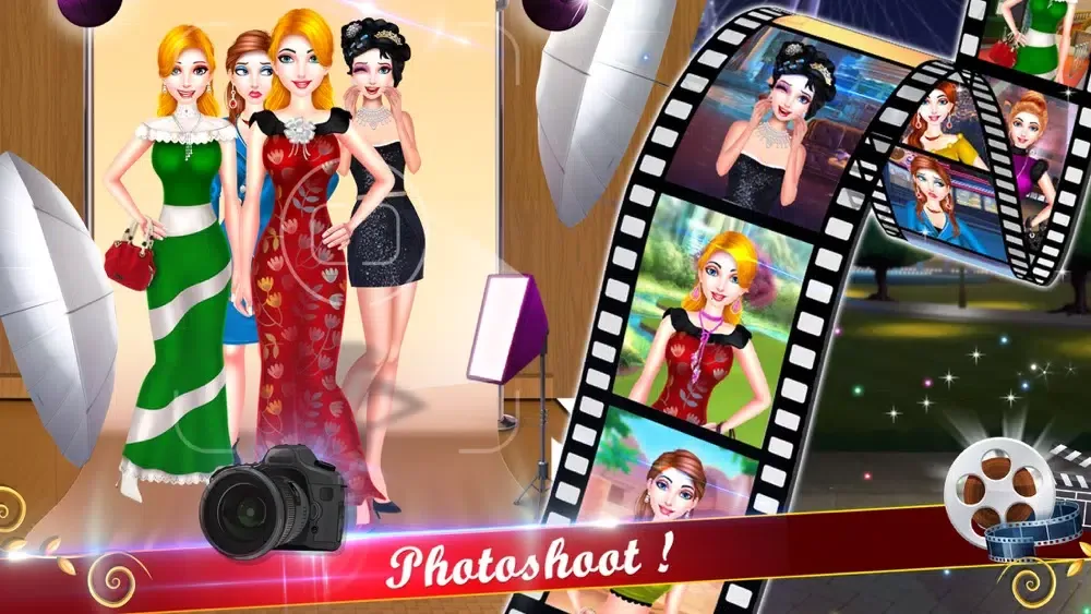 Capturas de tela do Top Fashion Dressup Model Game