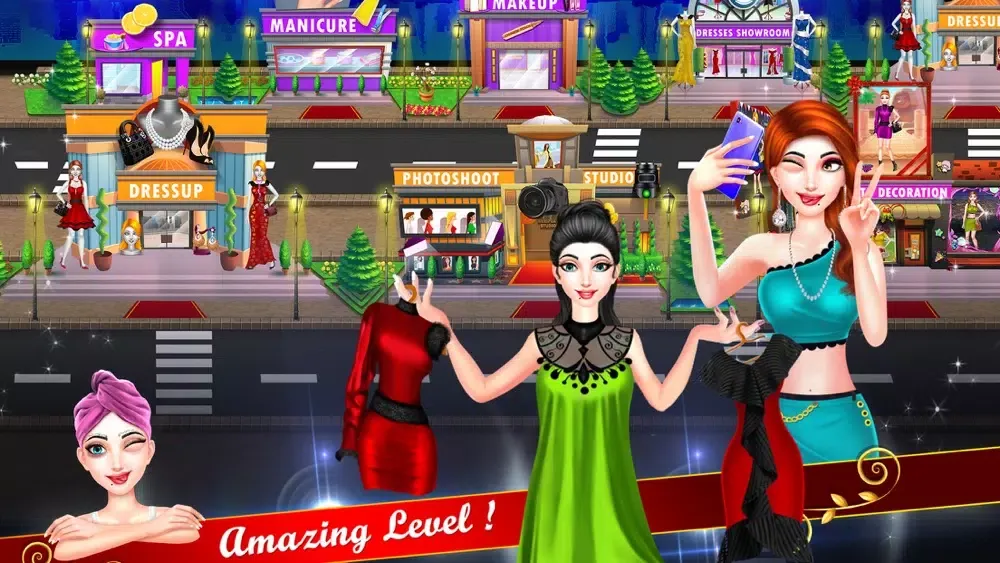 Capturas de tela do Top Fashion Dressup Model Game