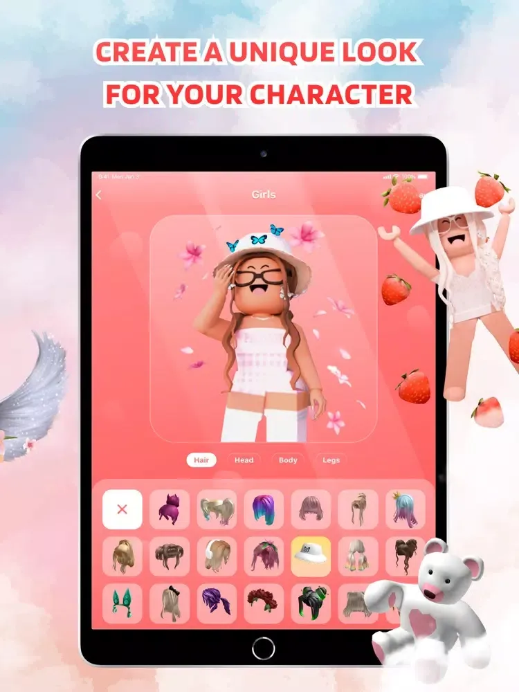 Girls Skins for Roblox iPad 应用截图