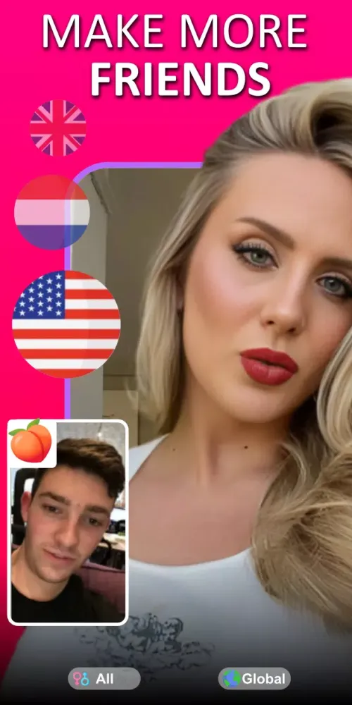 Girls Talk - Random Video Call Screenshots