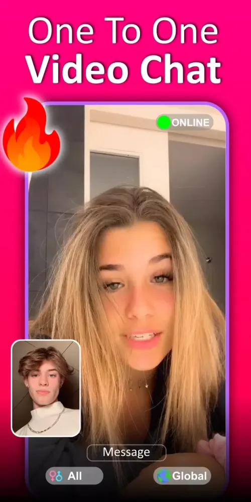 Girls Talk - Random Video Call Screenshots