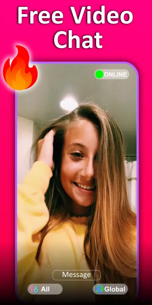 Girls Talk - Random Video Call Screenshots