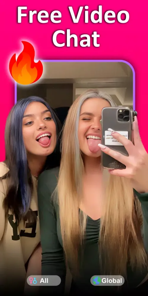 Girls Talk - Random Video Call Screenshots