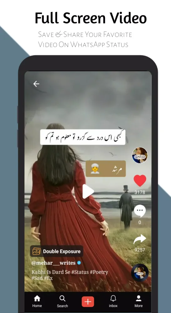 Captures d'écran de Urdu Status - Urdu Poetry