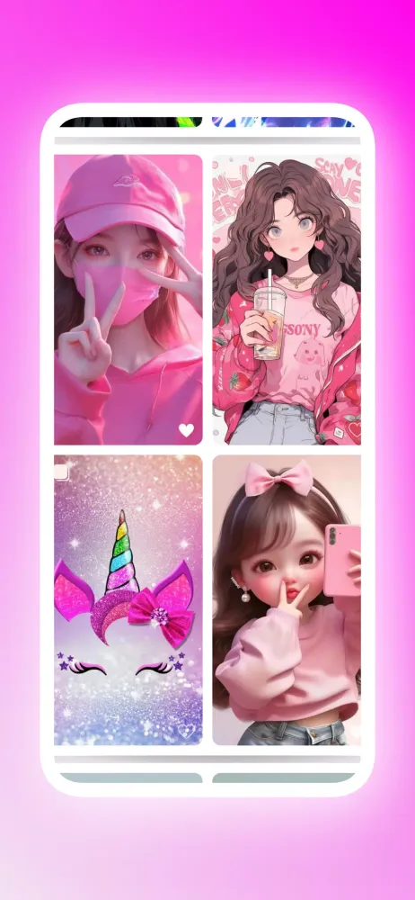 Glitter Girly Wallpaper Screenshots