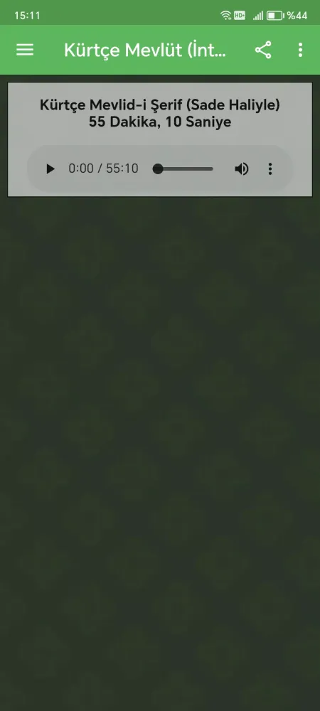 Screenshot di Kürtçe Mevlüt (İnternetsiz)