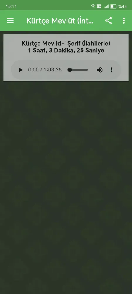 Screenshot di Kürtçe Mevlüt (İnternetsiz)