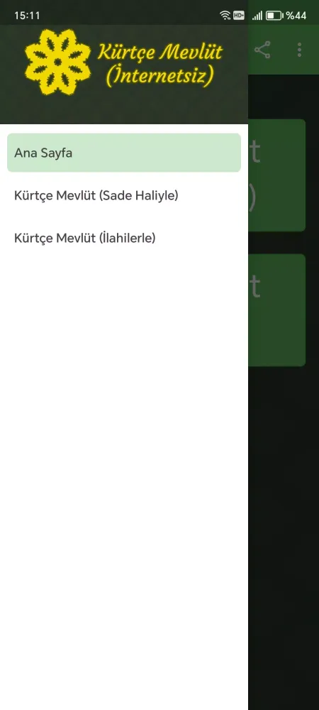 Screenshot di Kürtçe Mevlüt (İnternetsiz)
