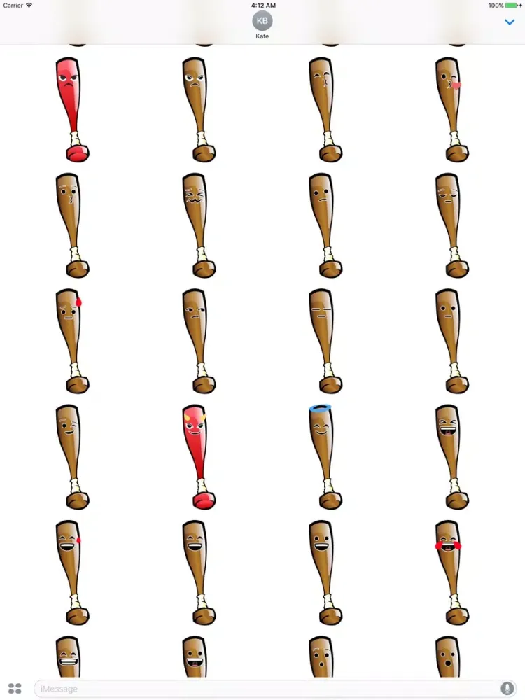 Lucille Stickers iPad  Ekran Görüntüleri