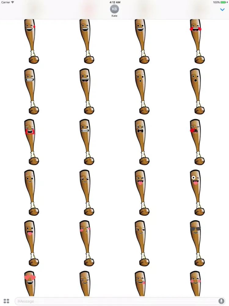 Lucille Stickers iPad  Ekran Görüntüleri
