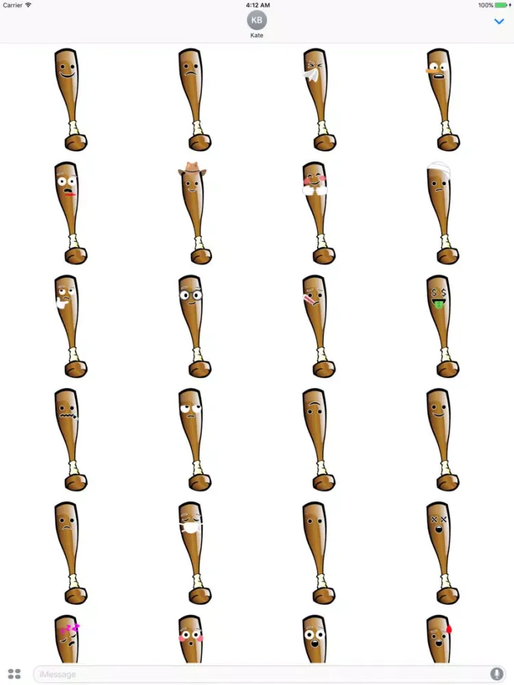 Lucille Stickers iPad  Ekran Görüntüleri