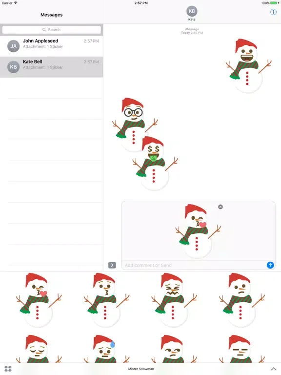 تصاویر Mister Snowman iPad 