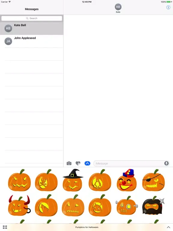 Zrzuty ekranu Pumpkins for Halloween! iPad 