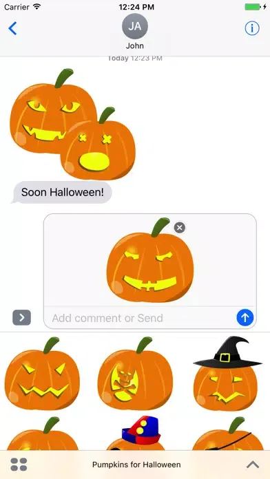 Zrzuty ekranu Pumpkins for Halloween!