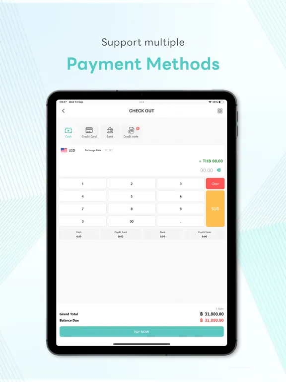 Ảnh chụp màn hình của GIS POS – Point of Sale iPad 