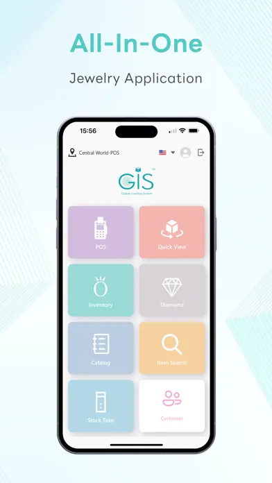 Ảnh chụp màn hình của GIS POS – Point of Sale