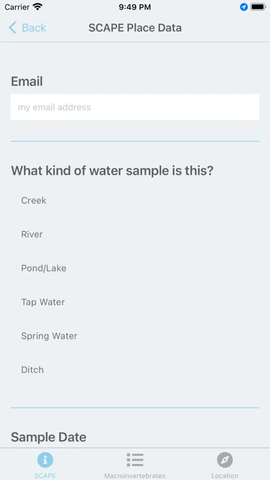 Скриншоты SCAPE Water Quality