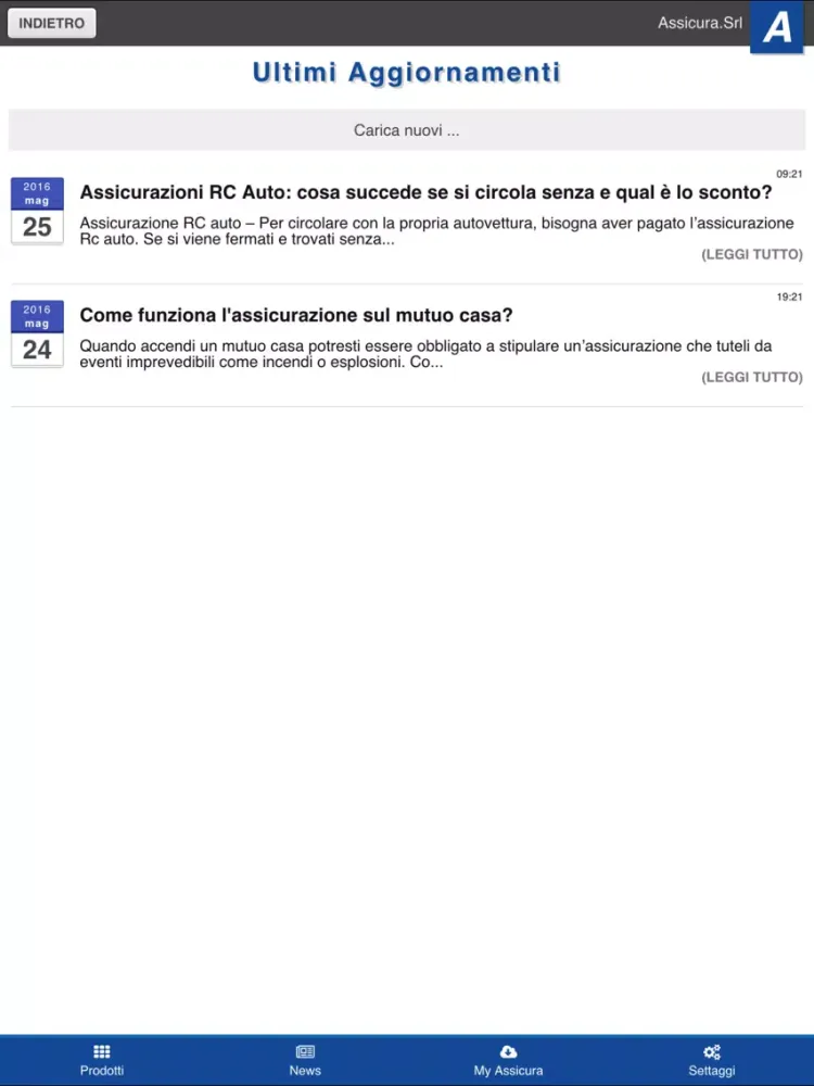 Assicura.Srl iPad  스크린샷