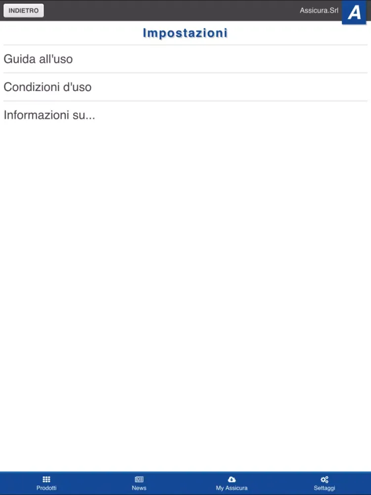 Assicura.Srl iPad  스크린샷