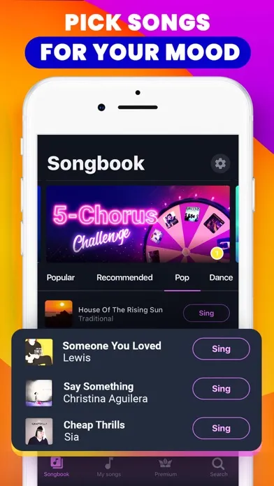 Capturas de pantalla de Karaoke Songs - Voice Singing
