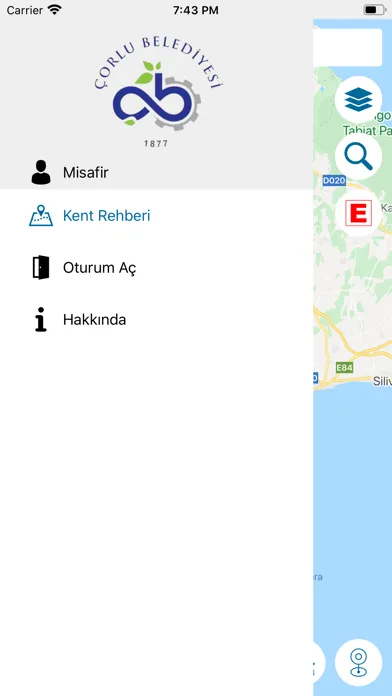 Capturas de pantalla de Mobil Çorlu Kent Rehberi