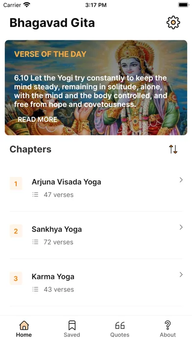 Screenshot di Bhagavad Gita: Hindi & English