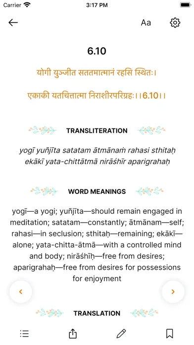 Screenshot di Bhagavad Gita: Hindi & English
