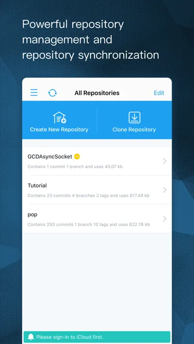 GitDrive - Git client & server应用截图