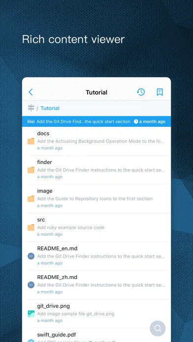 GitDrive - Git client & server应用截图
