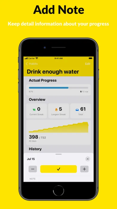 Pilot: Habit & Goal Tracker应用截图