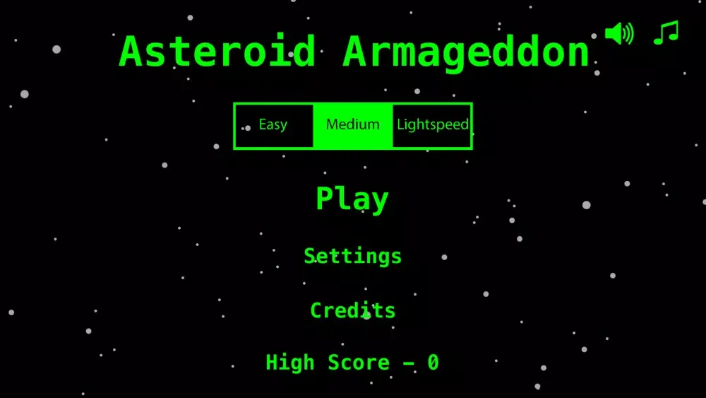 Screenshot di Asteroid Armageddon