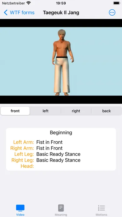 Taekwondo Forms (ITF/WTF) スクリーンショット