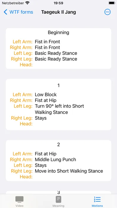Taekwondo Forms (ITF/WTF) スクリーンショット
