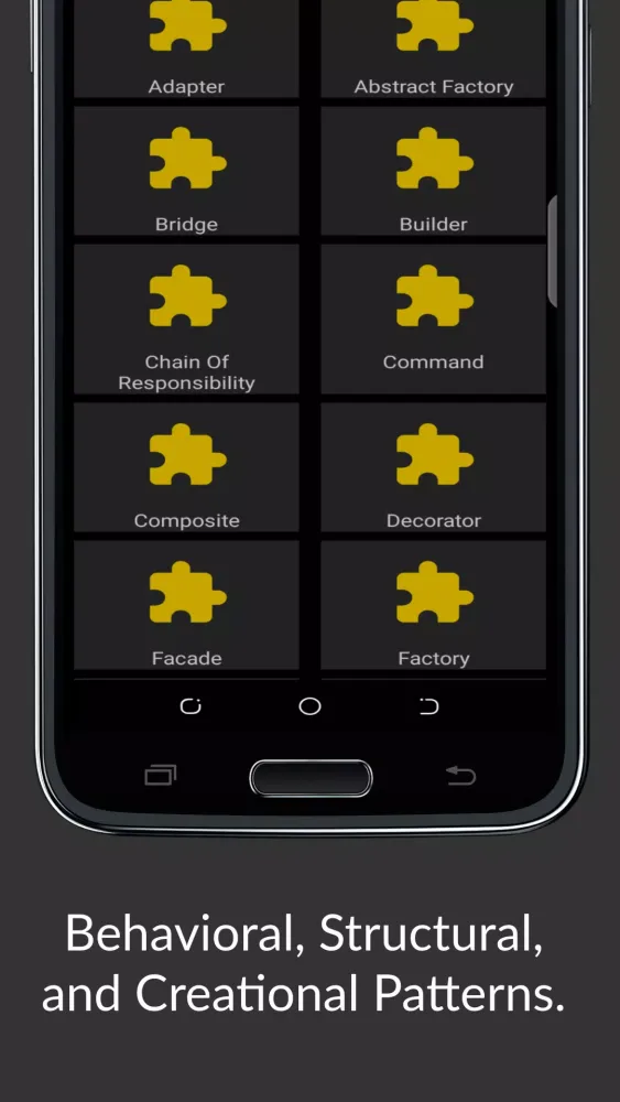 Tangkapan skrin Learn Design Patterns with Kot