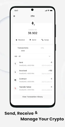ภาพหน้าจอของ ONTO Cross-chain Crypto Wallet