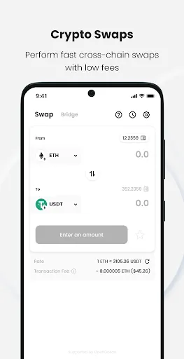 ภาพหน้าจอของ ONTO Cross-chain Crypto Wallet