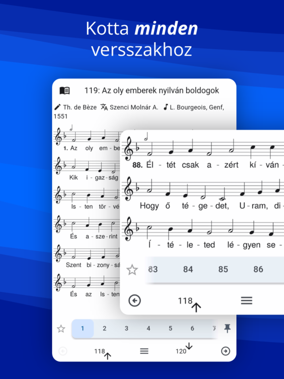 Tangkapan skrin Református Énekeskönyv (21/48) iPad 